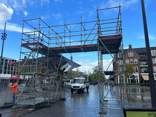 Steigerbouw voor Cascaderun!